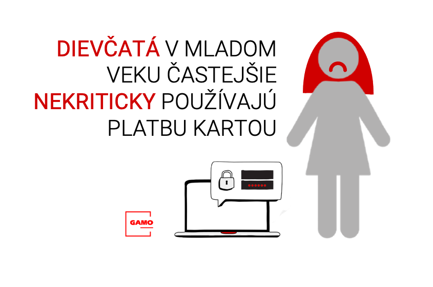 Dievčatá v mladom veku častejšie nekriticky používajú platbu kartou